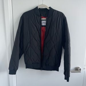 zara mens bomber jacket